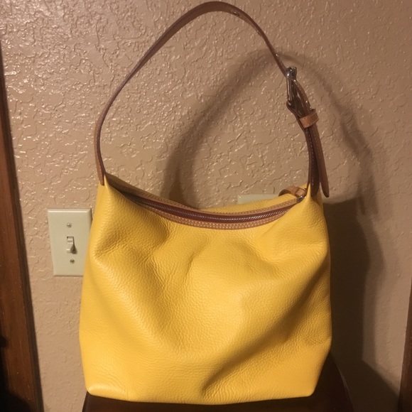 Dooney & Bourke Dandelion Paige Sac Leather Hobo - Picture 3 of 8